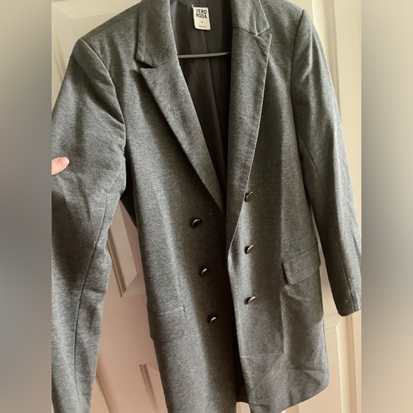 Grey Vero Moda Coat Size 38 - Picture 2 of 3